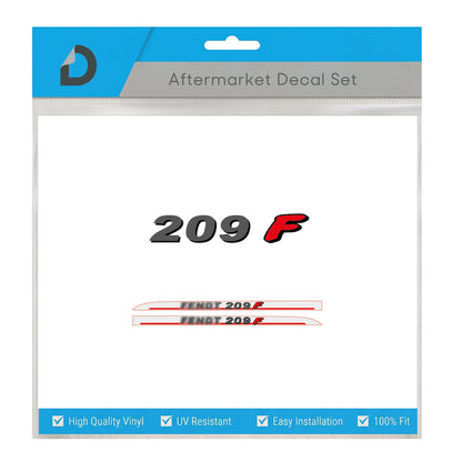 Fendt 209 F Decal Kit - Vinyl Restoration premium Orchard Series
