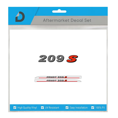 Fendt 209 S Decal Kit - Vinyl Restoration premium Standard Series