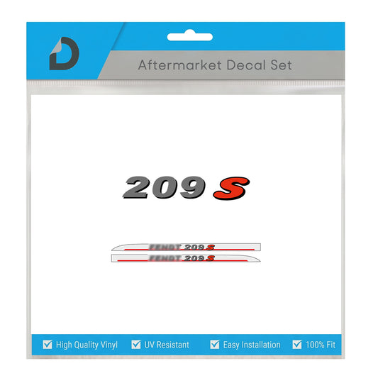 Fendt 209 S Decal Kit - Vinyl Restoration premium Standard Series