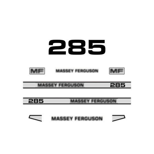 Aftermarket Decal Kit Compatible with Massey Ferguson 285 – Premium Restoration Vinyl Set