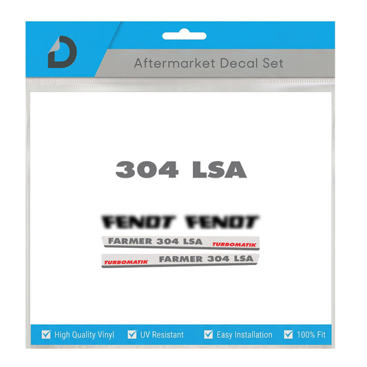 Fendt Farmer 304 LSA Turbomatik Decal Kit - Classic 4WD Series