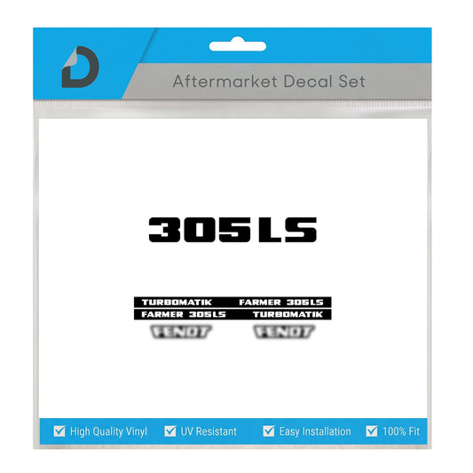 Fendt Farmer 305 LS Turbomatik Decal Set - Early 300 Series Restoration