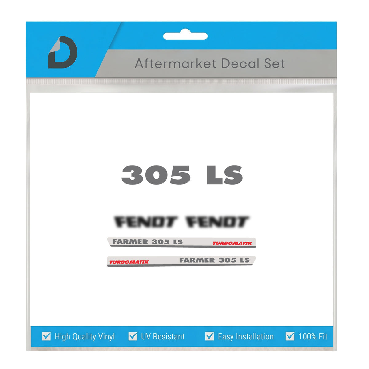 Fendt Farmer 305 LS Turbomatik Decal Kit - Classic Farmer Series
