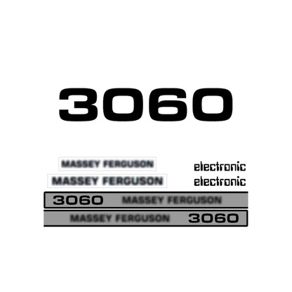Aftermarket Decal Kit Compatible with Massey Ferguson 3060 – Premium Restoration Vinyl Set