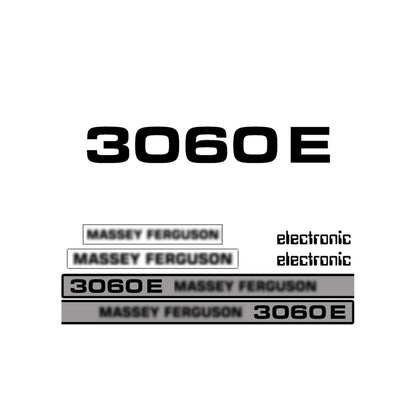 Aftermarket Decal Kit Compatible with Massey Ferguson 3060 E – Premium Restoration Vinyl Set