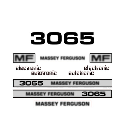 Aftermarket Decal Kit Compatible with Massey Ferguson 3065 – Electronic Model Restoration Set