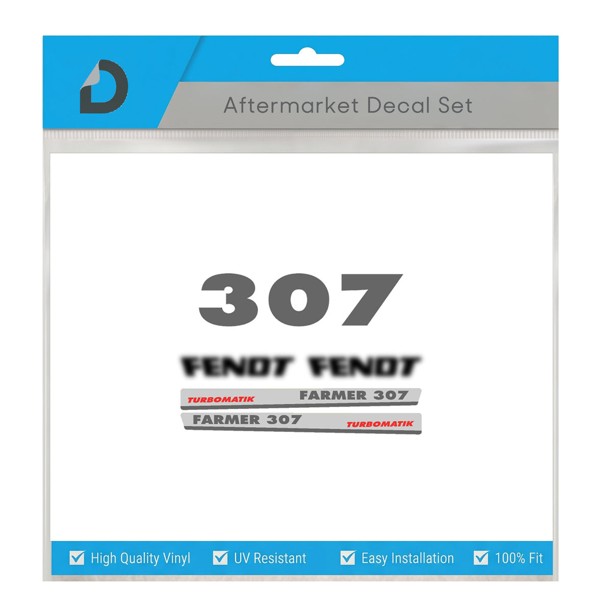 Fendt Farmer 307 Turbomatik Decal Kit - Classic 300 Series