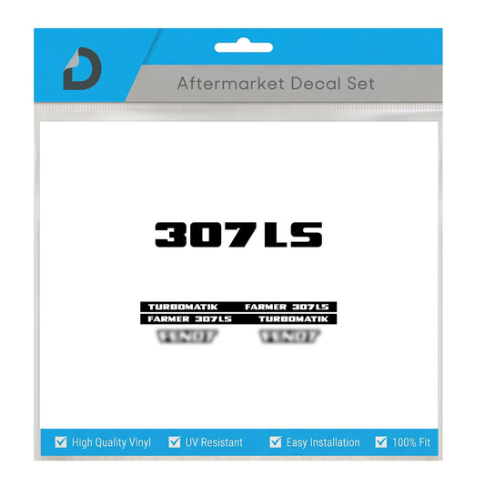 Fendt Farmer 307 LS Turbomatik Decal Set - Early 300 Series Restoration
