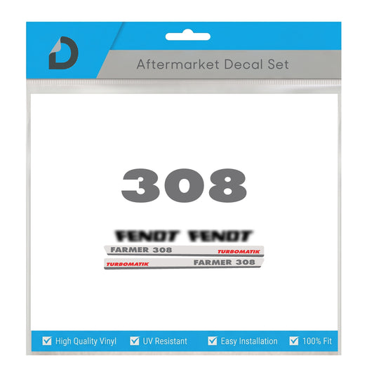 Fendt Farmer 308 Turbomatik Decal Kit - Classic 300 Series Premium Vinyl Set