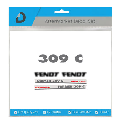 Fendt Farmer 309 C Turbomatik Decal Kit - Set High-Performance