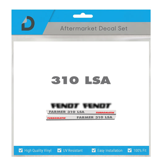 Fendt Farmer 310 LSA Turbomatik Decal Kit - restoration set premium a 6