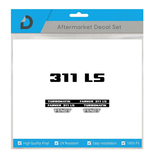 Fendt Farmer 311 LS Turbomatik Decal Set - 6-Cylinder Series Restoration
