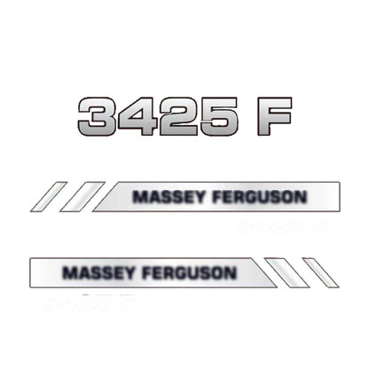 Aftermarket Decal Kit Compatible with Massey Ferguson 3425 F – Vineyard and Orchard Tractor Graphics Set