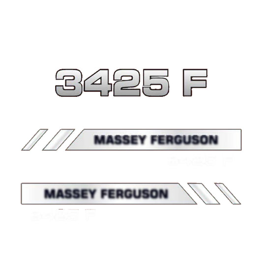 Aftermarket Decal Kit Compatible with Massey Ferguson 3425 F – Vineyard and Orchard Tractor Graphics Set