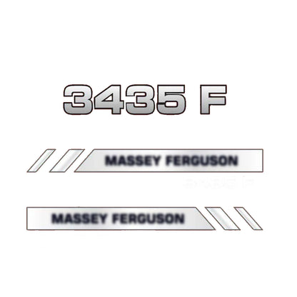 Aftermarket Decal Kit Compatible with Massey Ferguson 3435 F – Vineyard and Orchard Tractor Graphics Set