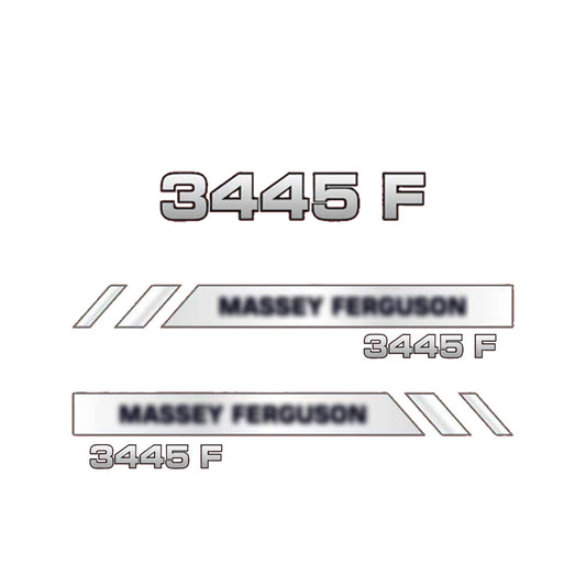 Aftermarket Decal Kit Compatible with Massey Ferguson 3445 F – Vineyard and Orchard Tractor Graphics Set