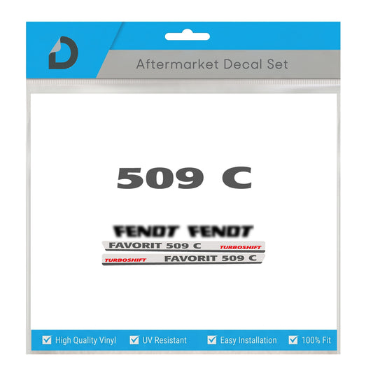 Fendt Favorit 509 C Turboshift Decal Kit - Premium Restoration Vinyl Set