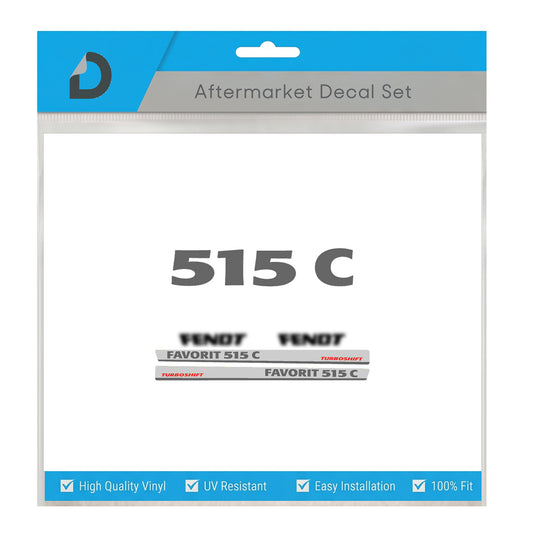 Fendt Favorit 515 C Turboshift Decal Kit - Premium 500 Series Flagship Graphics