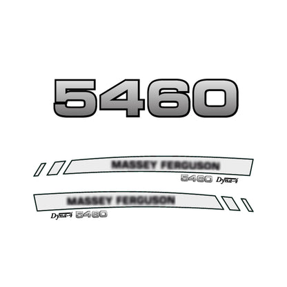 Aftermarket Decal Kit Compatible with Massey Ferguson 5460 – Premium Dyna-4 Hood Graphics Set