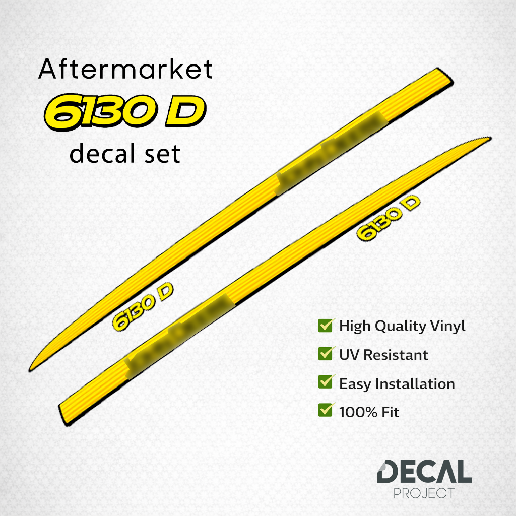 Aftermarket set fits JD 6130 D Decal Kit – Aftermarket Tractor Stickers - Full Set