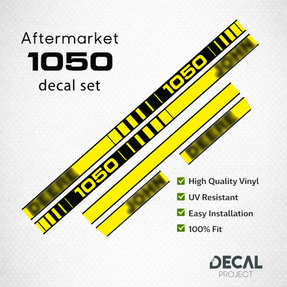 Aftermarket set fits JD 1050 Decal Kit – Aftermarket Restoration Stickers - Full Set