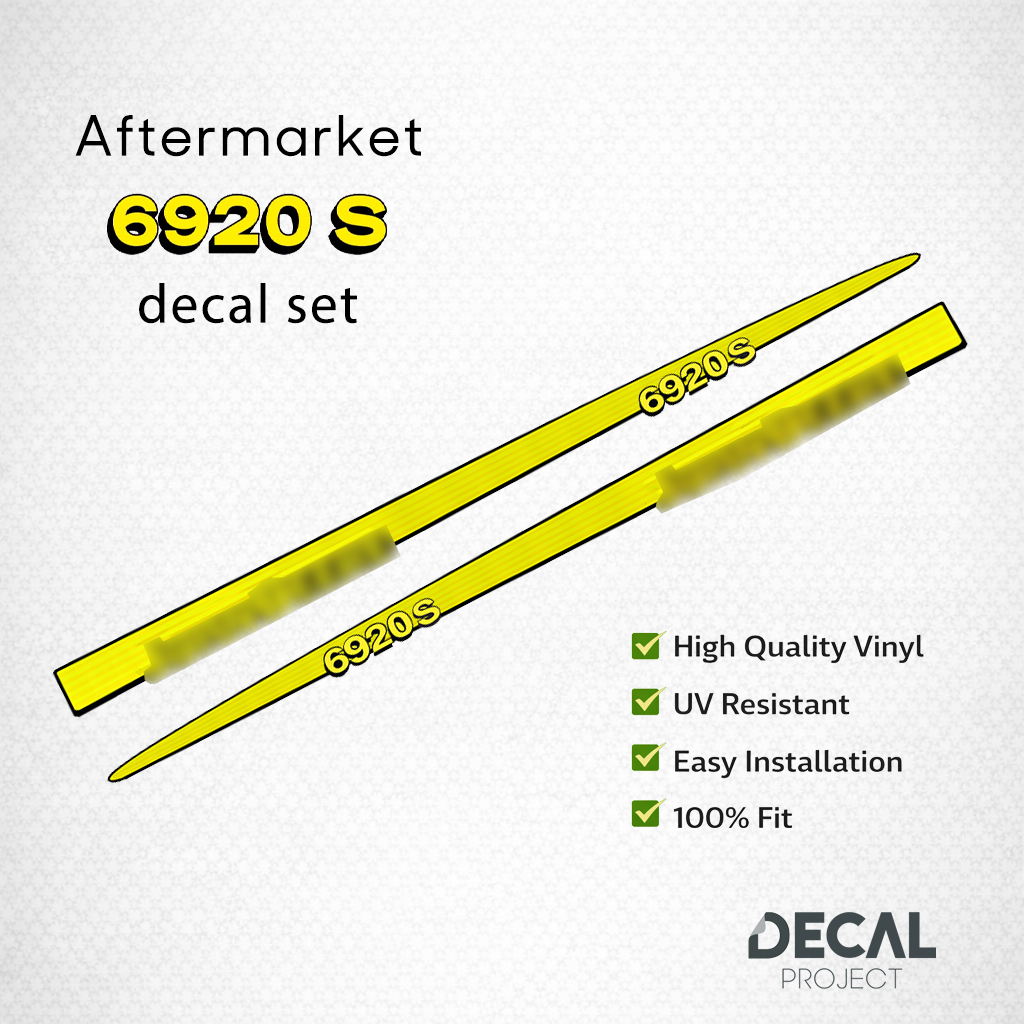 Aftermarket set fits JD 6920 S Decal Kit – Aftermarket Restoration Stickers - Full Set