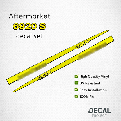 Aftermarket set fits JD 6920 S Decal Kit – Aftermarket Restoration Stickers - Full Set