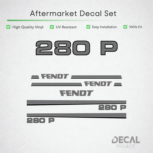 Fendt 280 P Decal Kit - Flagship Classic Plantation Series Premium