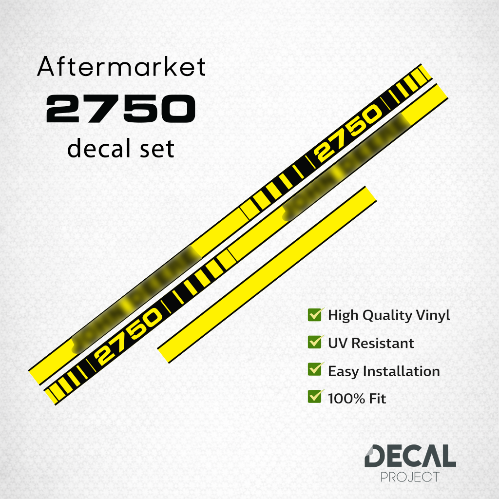 Aftermarket set fits JD 2750 Decal Kit – High-Quality Aftermarket Restoration Stick- Full Set