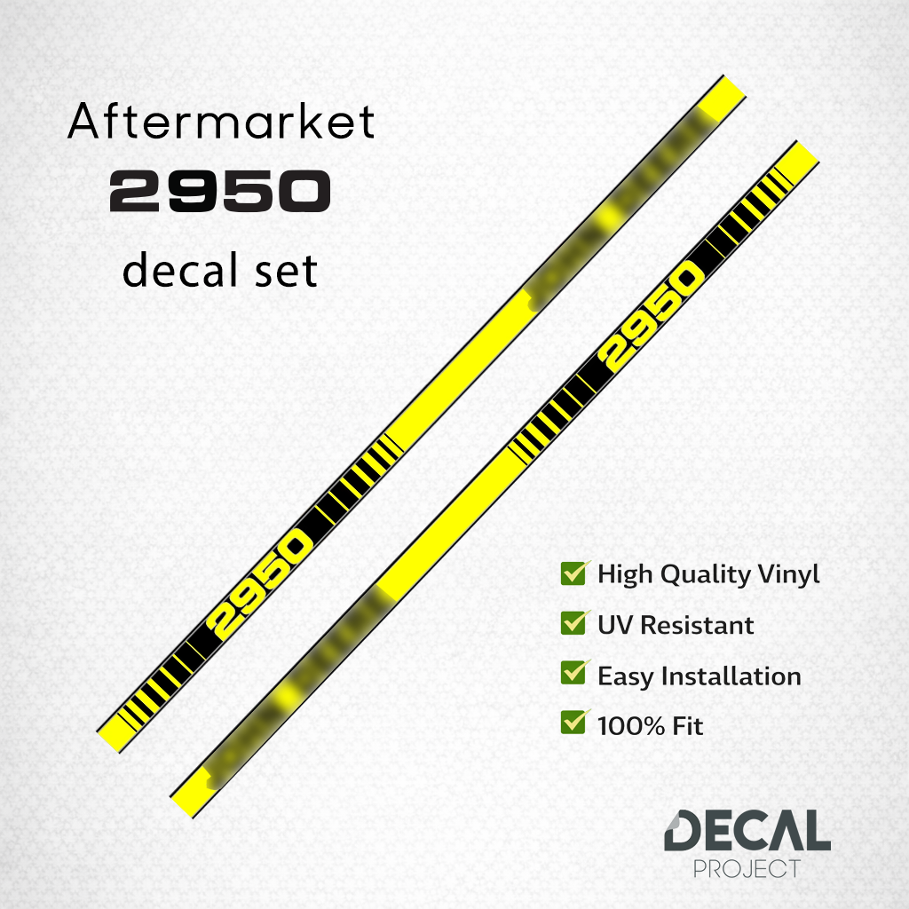Aftermarket set fits JD 2950 Decal Kit – Premium Aftermarket Restoration Stickers - Full Set
