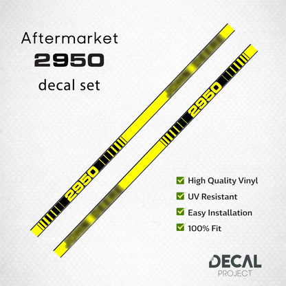 Aftermarket set fits JD 2950 Decal Kit – Premium Aftermarket Restoration Stickers - Full Set