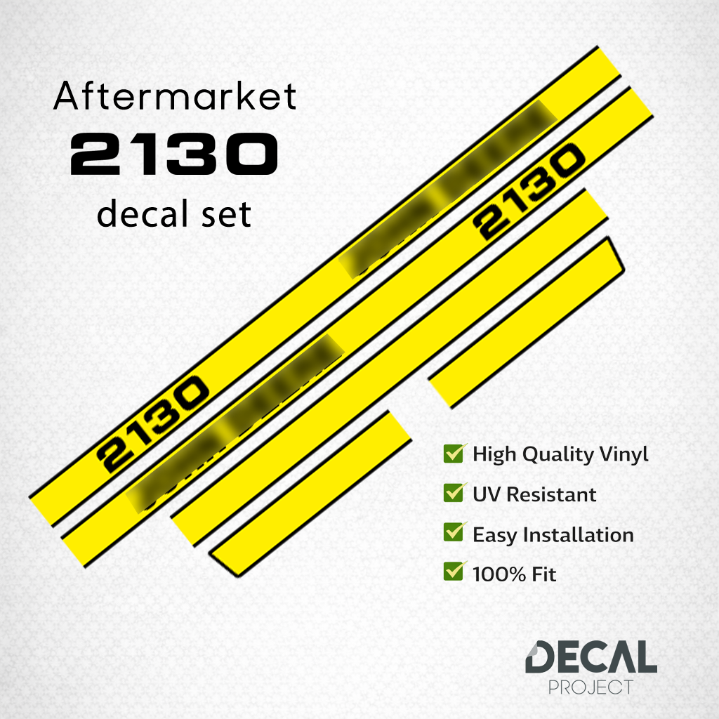 John Deere 2130 Decal Kit – Aftermarket Tractor Stickers – Full Restoration Set
