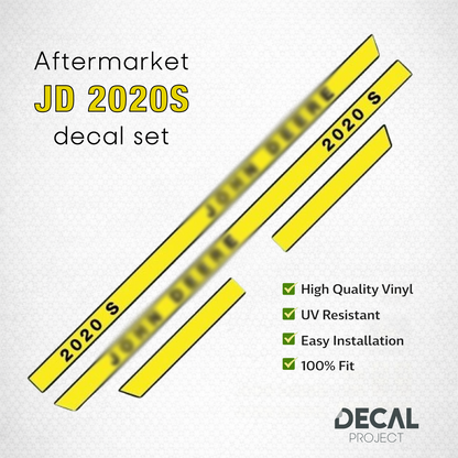 John Deere 2020S Decal Kit – Aftermarket Tractor Stickers – Full Restoration Set