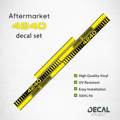 John Deere 4240 Decal Kit – Aftermarket Tractor Stickers – Premium  Full Set