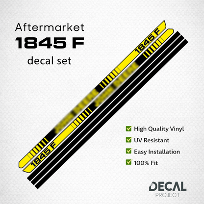 John Deere 1845 F Decal Kit – Aftermarket Tractor Stickers – Orchard Set