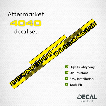 John Deere 4040 Decal Kit – Aftermarket Tractor Stickers – 6-Cylinder Set