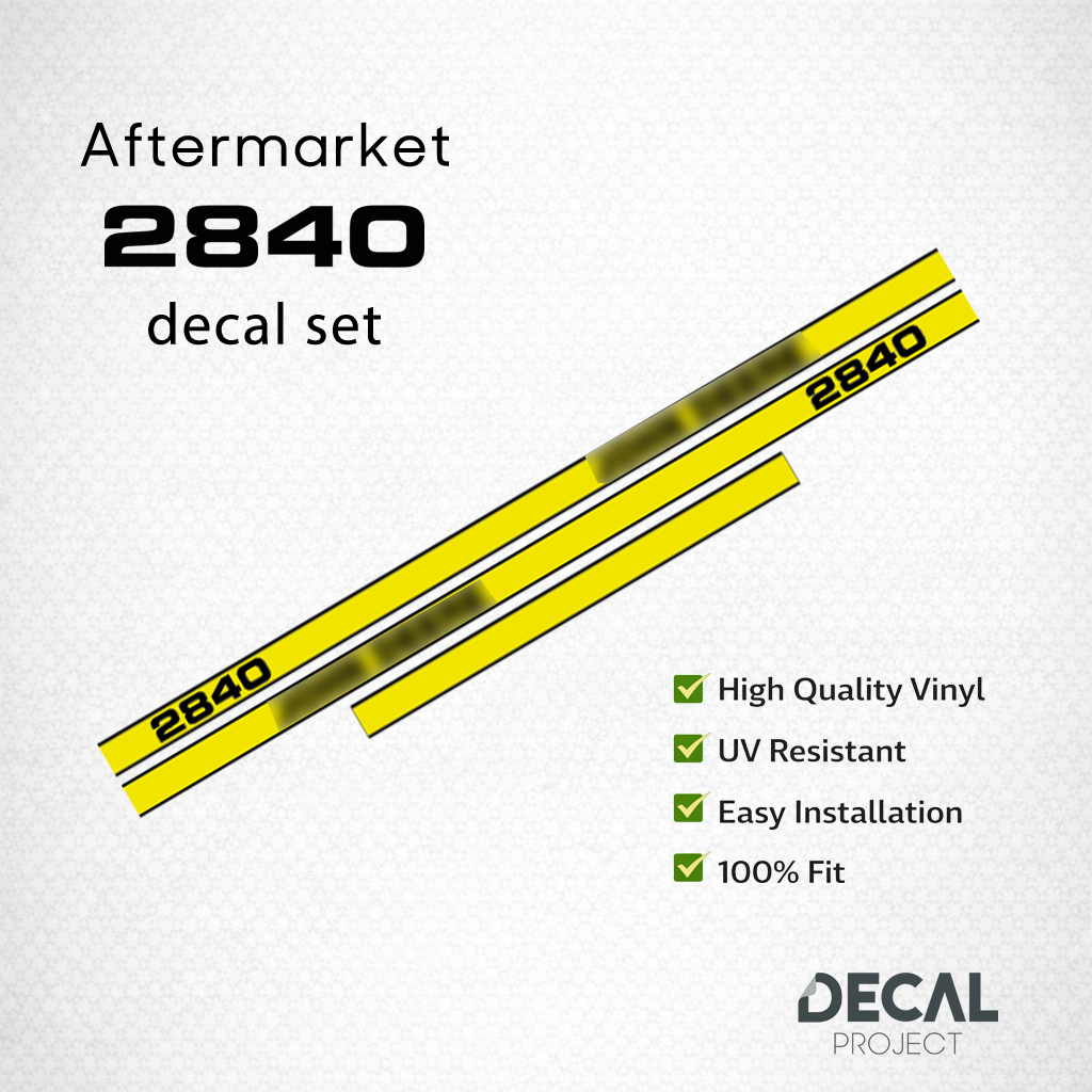 John Deere 2840 Decal Kit – Aftermarket Tractor Stickers – Full Restoration Set