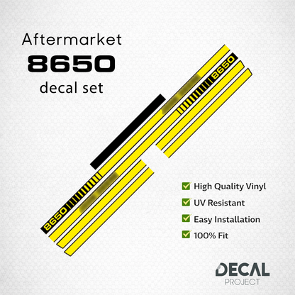 Aftermarket set fits JD 8650 Decal Kit – Premium Restoration Stickers - Full Set