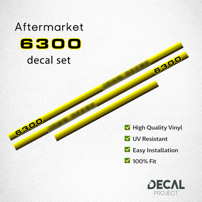 Aftermarket set fits JD 6300 Decal Kit – Aftermarket Restoration Stickers - Full Set