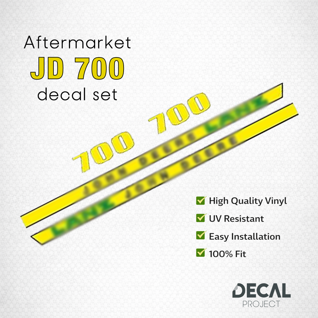 John Deere 700 Lanz Decal Kit – Hood & Safety Stickers– Complete Replacement Set