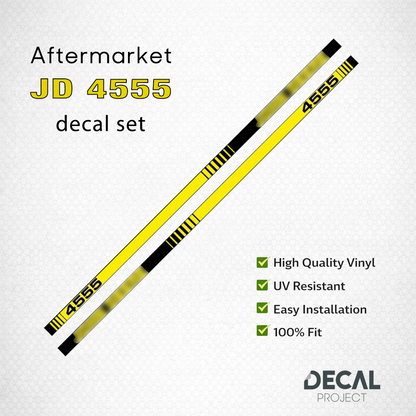 Aftermarket set fits JD 4555 Decal Kit – High-Quality Restoration Stickers - Full Set