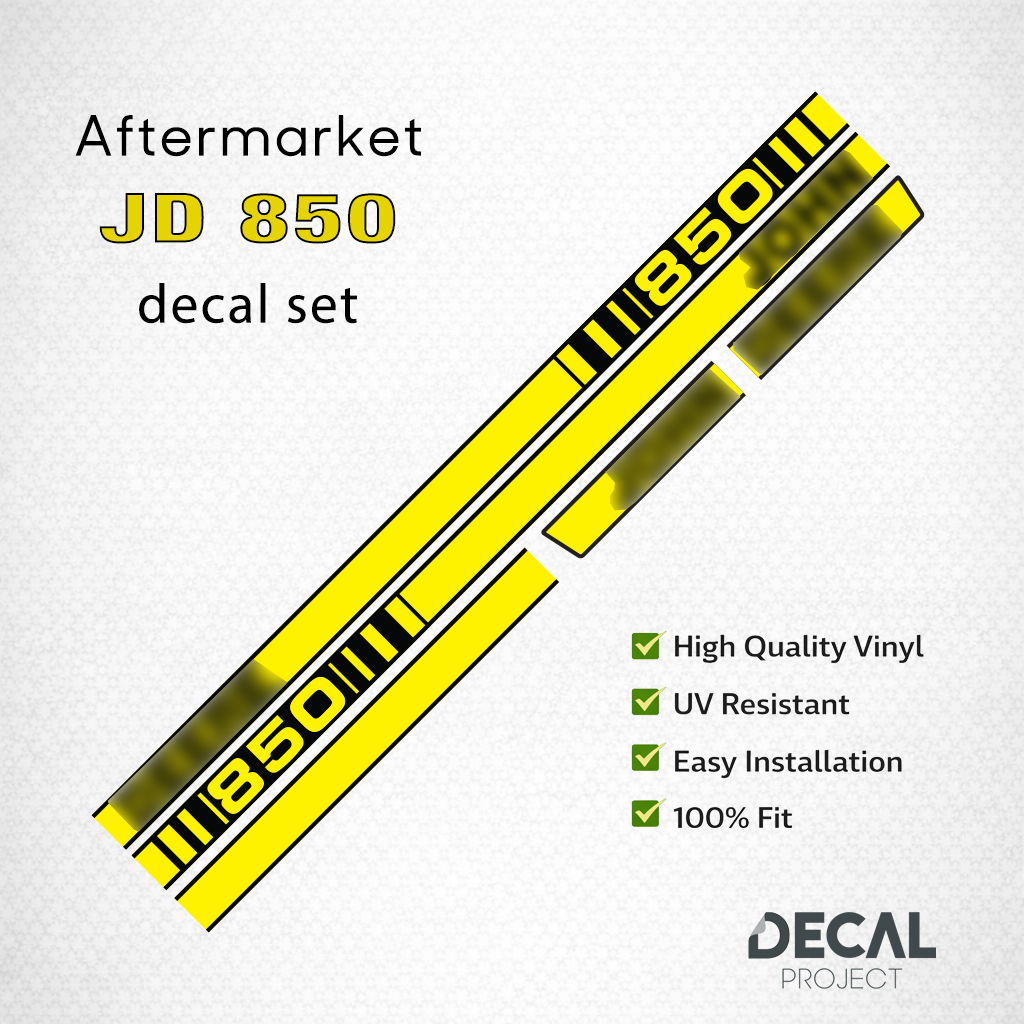 Aftermarket set fits JD Decal Kit – Premium Aftermarket Restoration Stickers - Full Set