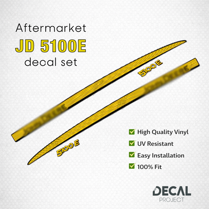 John Deere 5100E Decal Kit – Aftermarket Tractor Stickers – Full Set