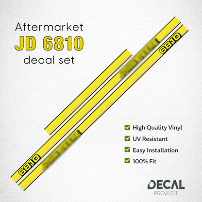 Aftermarket set fits JD 6810 Decal Kit – High-Quality Restoration Stickers - Full Set