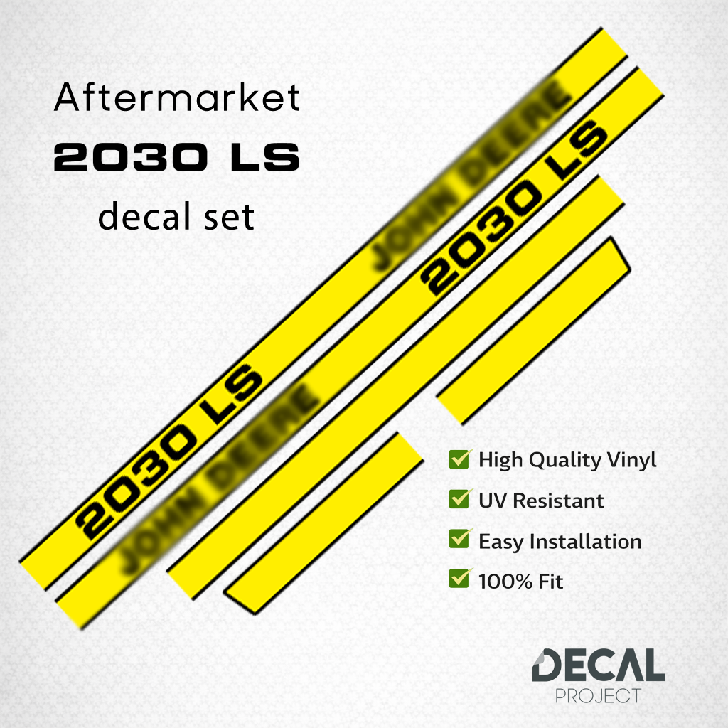 John Deere 2030 LS Decal Kit – Aftermarket Stickers – Full Restoration Set