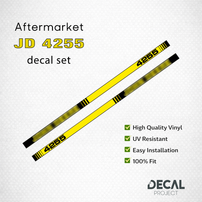 Aftermarket Aftermarket set fits JD 4255 - High-Quality Restoration Graphics