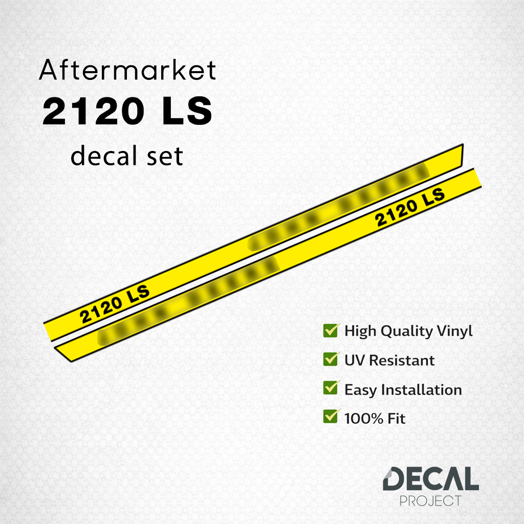 Aftermarket set fits JD  2120 LS Decal Kit – Premium Aftermarket Restoration - Full Set