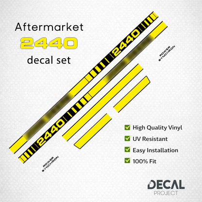 Aftermarket set fits JD 2440 Decal Kit – High-Quality Restoration Stickers - Full Set
