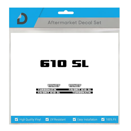Fendt Favorit 610 SL Turbomatik Decal Set - Classic 6-Cyl High-Tack Vinyl Kit