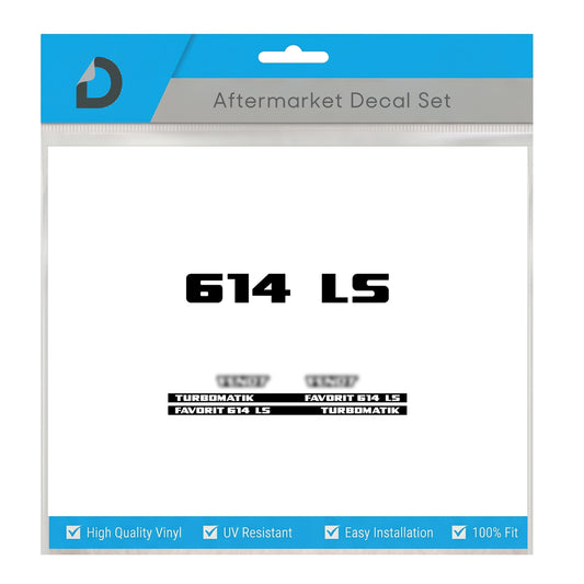 Fendt Favorit 614 LS Turbomatik Decal Set - Classic 6-Cyl High-Tack Vinyl Kit